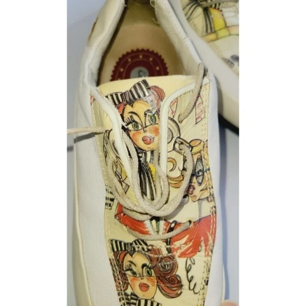 Vintage Estate by FootJoy Golf Shoes Woman's 7.5 Art2Wear Deco 40 Motif‎